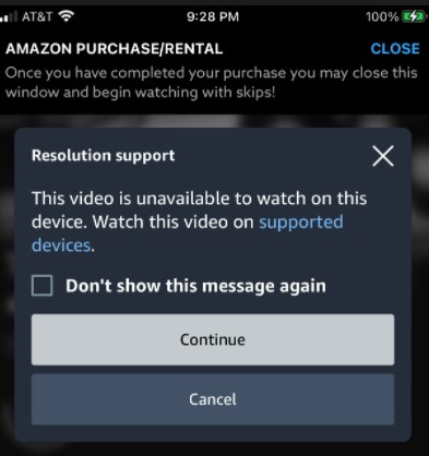 This video is unavailable for purchase amazon sale