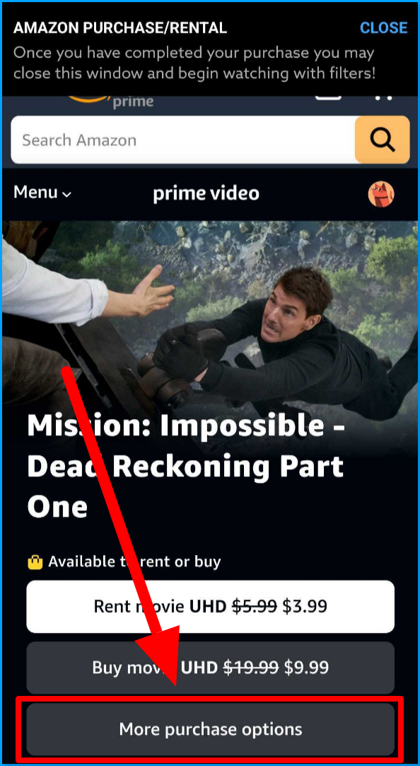 How do I filter Amazon Video rentals or purchases with VidAngel? VidAngel