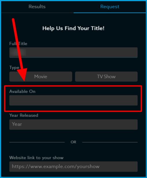 Platform_Transfer_Requests.png | Screenshot of VidAngel title requests page circling the “available on” 