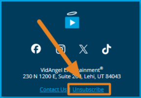 Unsubscribe_email_link.png | CONTENT: Bottom of a VidAngel email showing the Unsubscribe link
